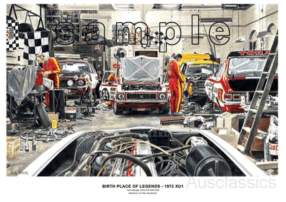 Birth Place of Legends Torana XU1 Workshop '72 Bathurst.gif